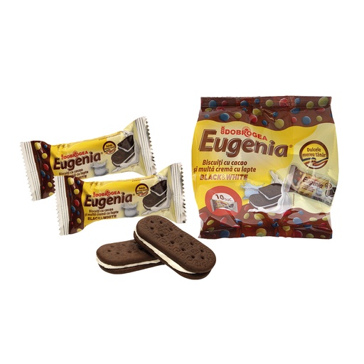 Двойное печенье "Евгения" с кремовой начинкой со вкусом моло