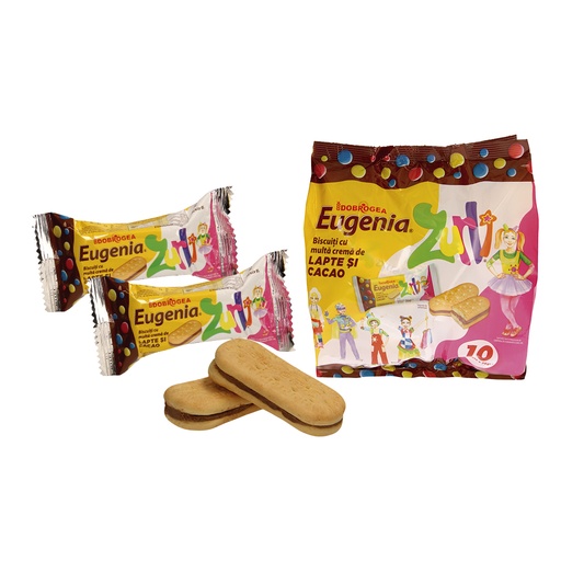 Dubbelkoekjes "Eugenia" met 40% crèmevulling met chocolade