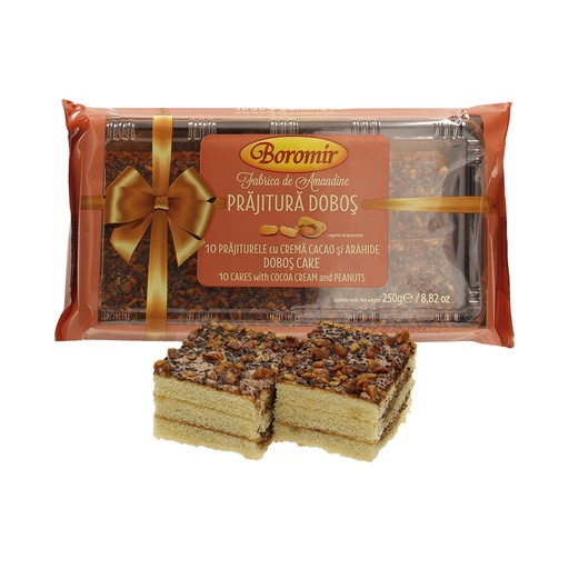 "Prajitura Dobos" - cakeje met 30% crème met cacao smaak