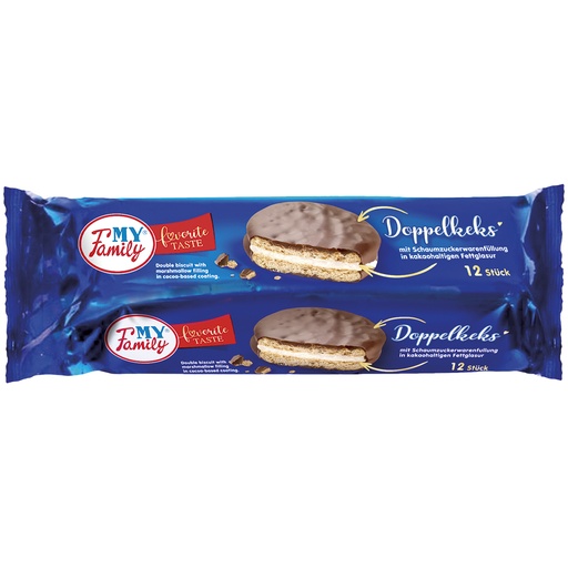 "MY FAMILY" Печенье,сбивная начинка в какаосодержащей глазур