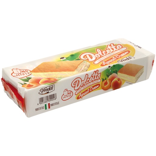 Dolcetto cake met abrikozensmaak