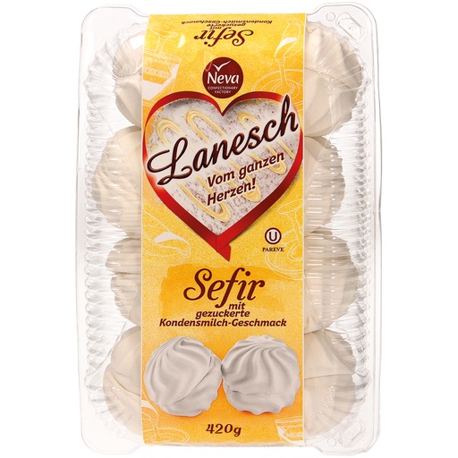 Schuimsuiker "Lanesch" met gezoete gecondenseerde melk smaak