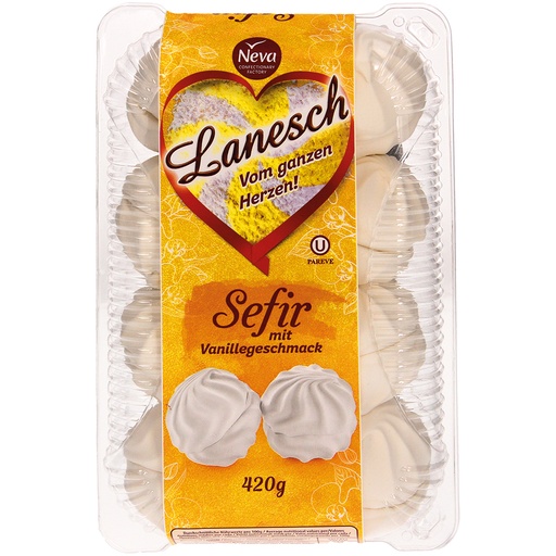 Schuimsuiker "Lanesch" met vanillesmaak