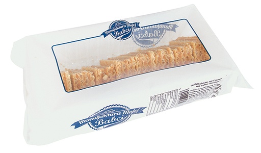 Wafel-snack met tofféecraèmevulling