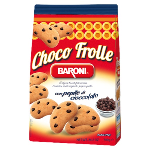 Песочное печенье "Choco Froll" с шоколадной крошкой