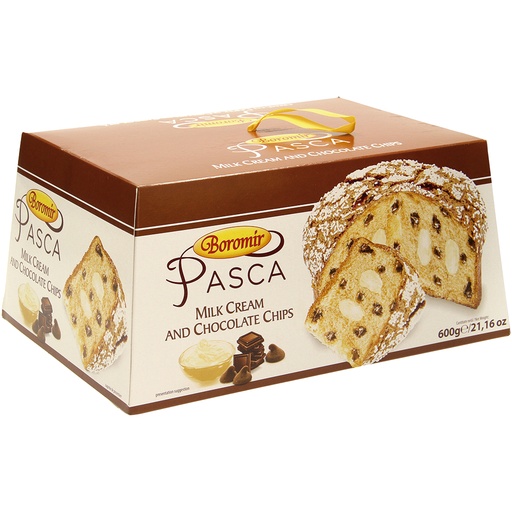 Zuurdesembrood met crèmevulling met melksmaak en chocolade