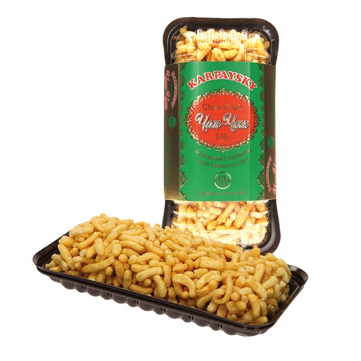 Gekookte bakkerij met honing naar Tataarse stijl "Chak-Chak"