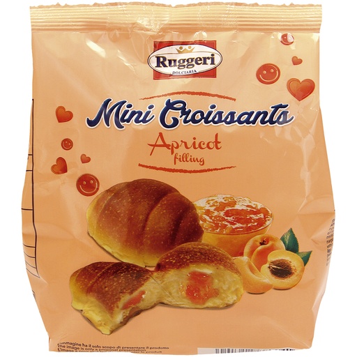 "Mini croissant apricot" - Сдобная выпечка с начинкой со вку