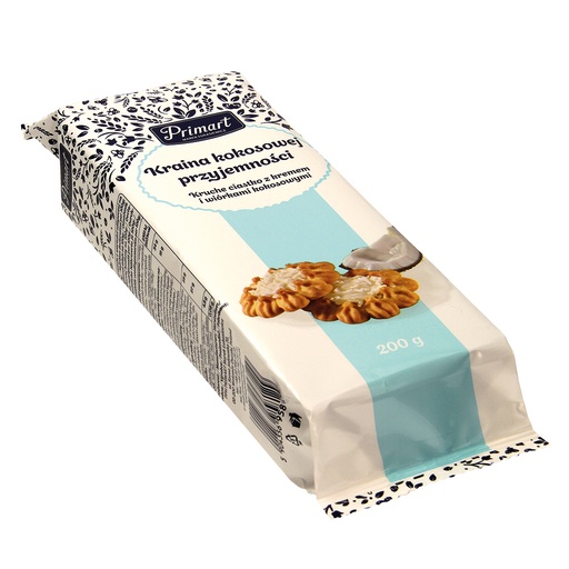 Песочное печенье с кокосовым кремом