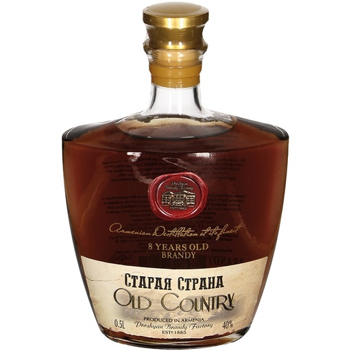 Armeense brandy "Old Country" 8 jaar, 40% vol.