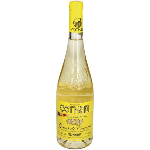 Witte wijn uit Roemenië "Grasa de Cotnari" zoet