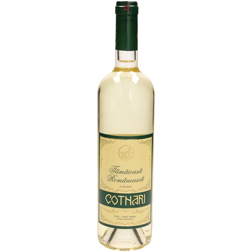 Witte wijn uit Roemenië "Tamaioasa Romaneasca" zoet