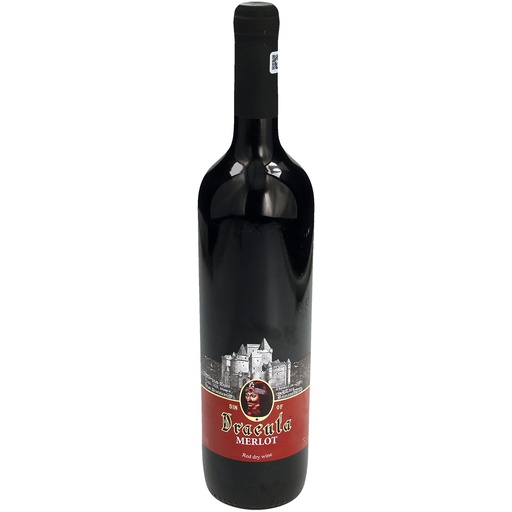 Rode wijn uit Roemenië "Dracula Merlot"