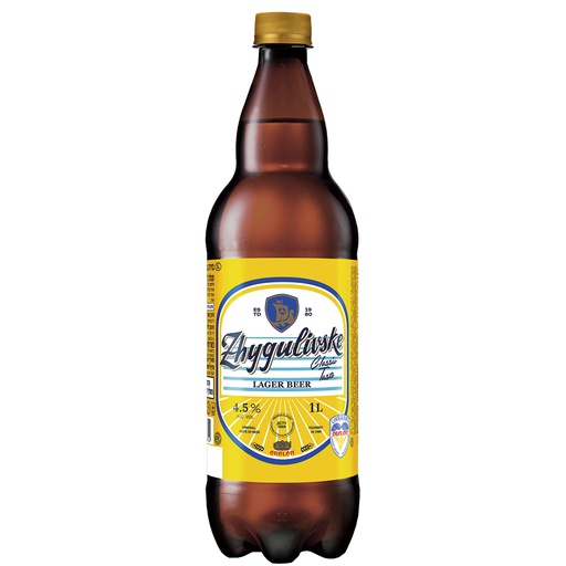 Bier "Zhygulivske" licht, gepasteuriseerd, 4,5% vol.