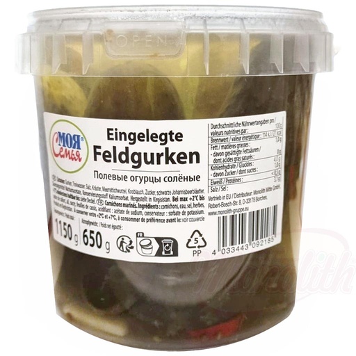 Gepekelde komkommers