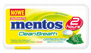 Mentos pastilles citroen 21g