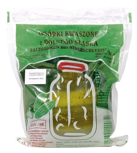 Квашеные бочковые огурцы из Нижней Силезии.