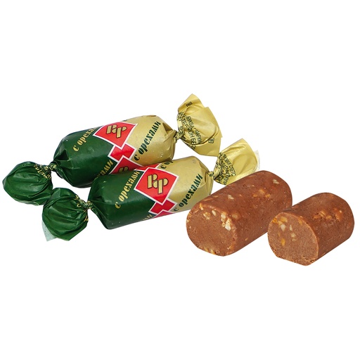 Pinda snoep met wafelstukjes