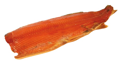 Филе лосося холодного копчения (Salmo Salar). Выращенный в Н