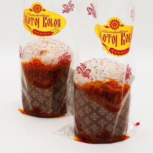 Hefedeeggebak "Paska" met rozijnen
