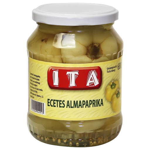 Консервированный яблочный перец, желтый