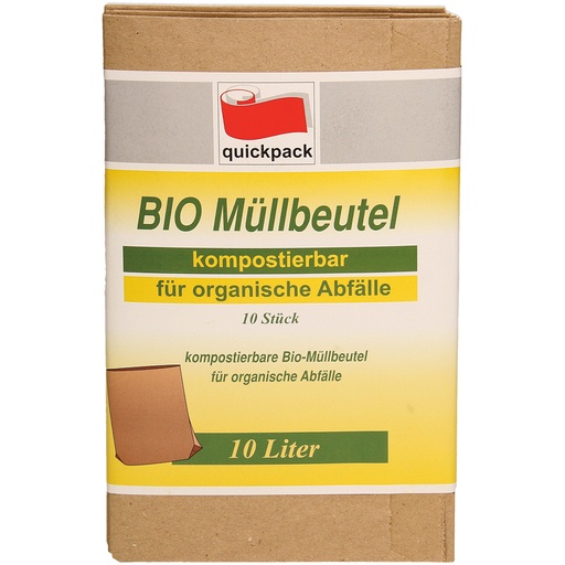 Мусорные пакеты "BIO" 10 л, компостируемые, для органических