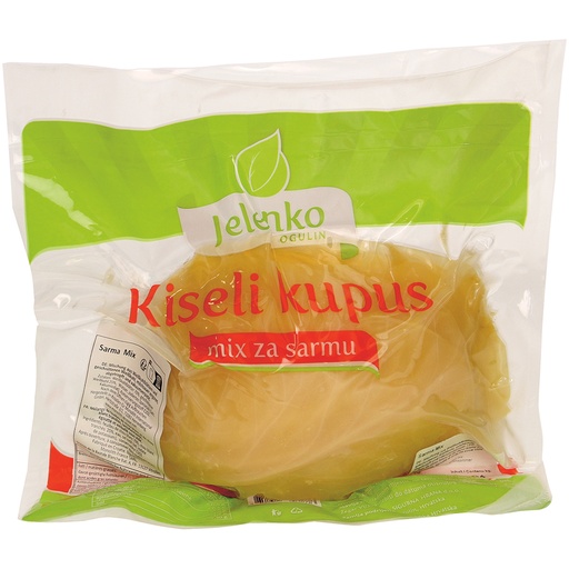 Микс из квашеных листьев капусты (70%)  и нарезанной квашено