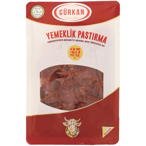 Turkse stijl rundvlees snijworst, samengesteld uit stukjes