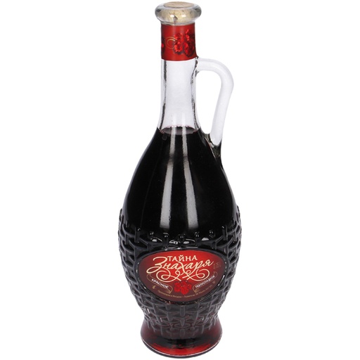 Вино "Тайна Знахаря", красное, полусладкое, 12,5% алк.