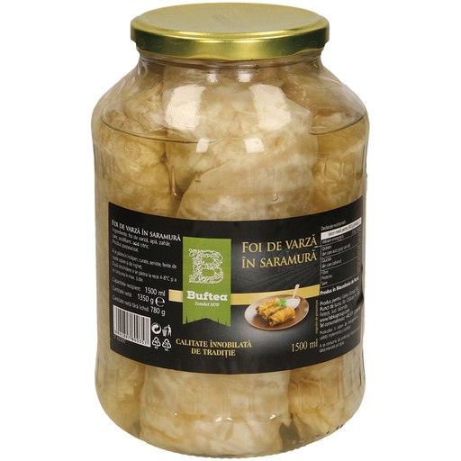 Buftea Zuurkoolbladeren in pekel