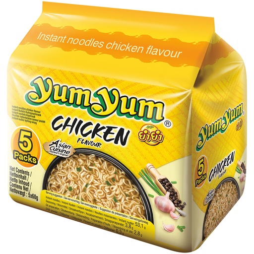 YUM YUM Instantnoedels met kippenvleessmaak