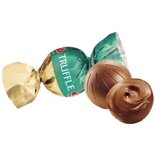 Konfekt "Truffle Nutty Taste" met hazelnootsmaak in cacao-vetglazuur 30%