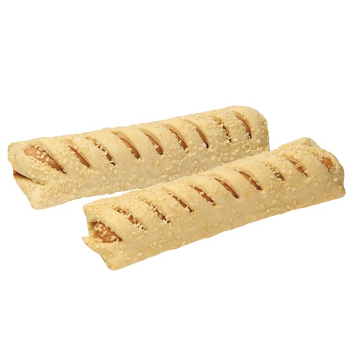 Hotdog gebak met rookworst