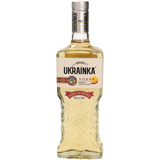 Водка "Украинка на меду с перцем", 40% алк.