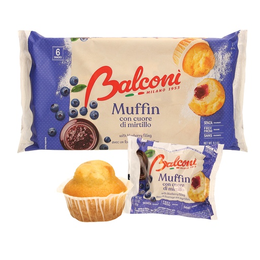 Маффин с черничной начинкой (13%)