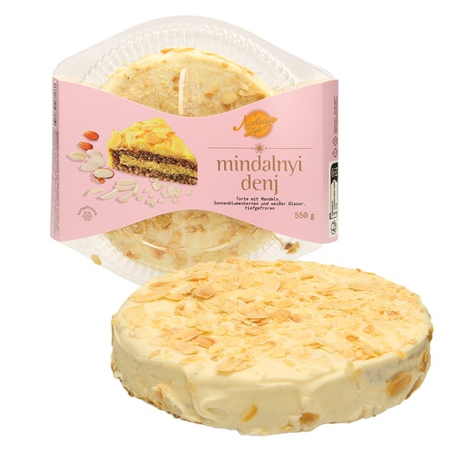 Торт "Миндальный день" с миндалем, семенами подсолнечника и