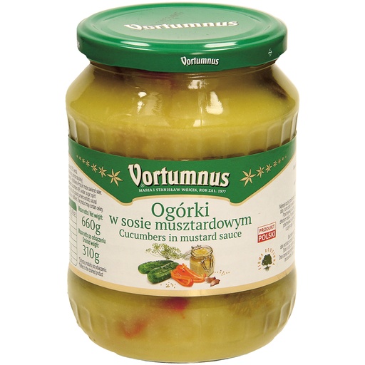 "Ogorki w sosie musztardowym" Маринованные огурцы в горчично