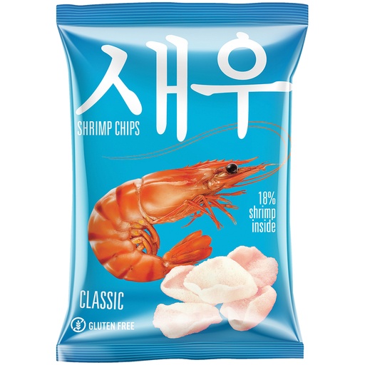 "SHRIMP" Chips van tapiocazetmeel met garnalen