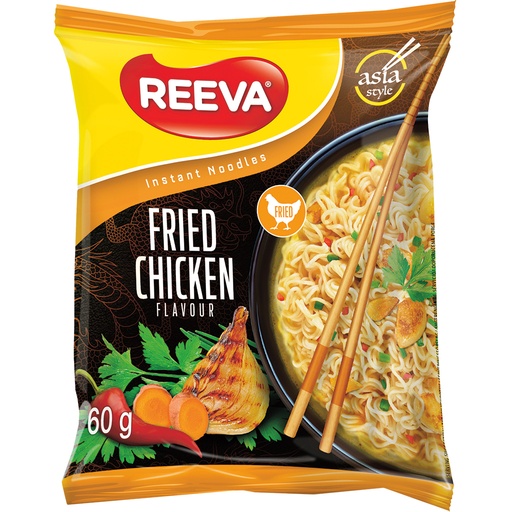 "REEVA" Вермишель быстрого приготовления со вкусом жареной к