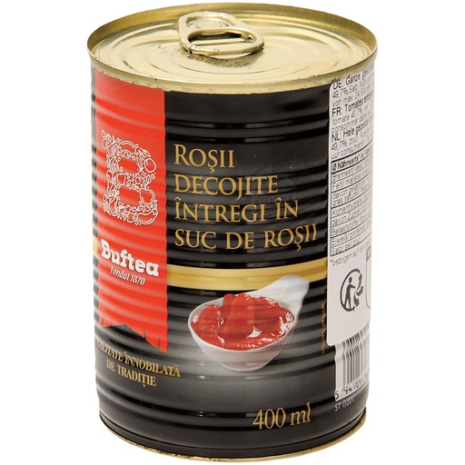 Buftea Gepelde hele tomaten in tomatensap
