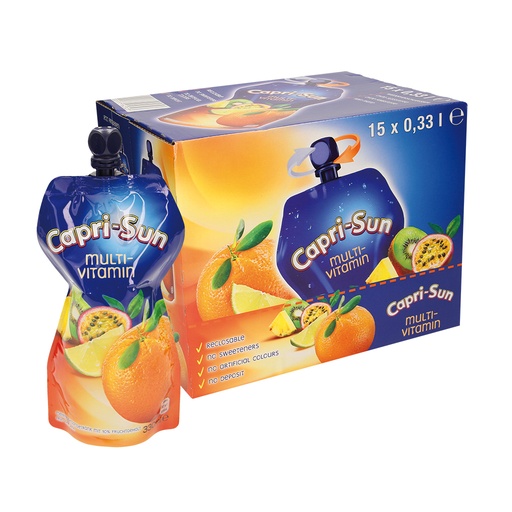 Meervruchten verfrissingsdrank "Capri Sun" met vitamines