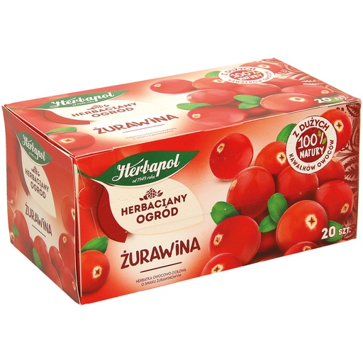 Aromatische vruchtenthee met veenbessen