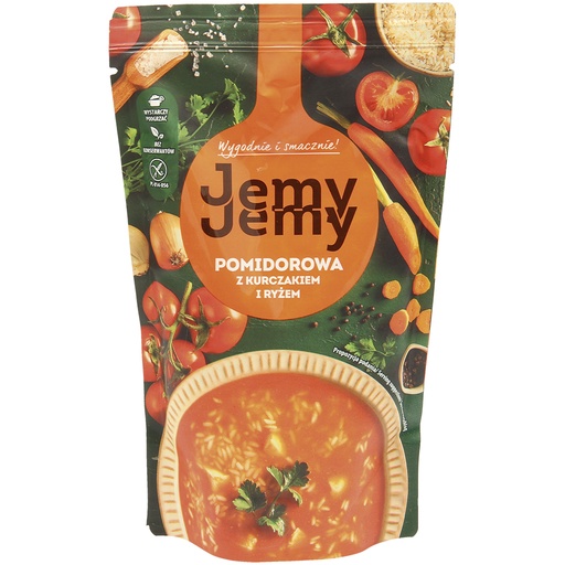 Tomatensoep met rijst en kip