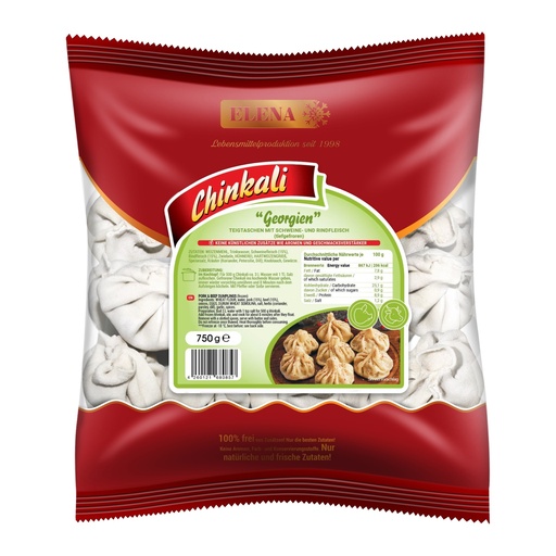 Хинкали ручной работы со свининой и говядиной