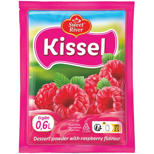 "Kissel" Dessertpoeder met frambozensmaak