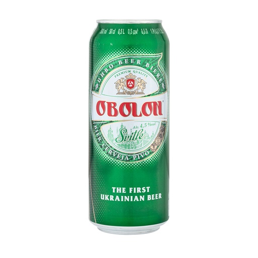 Licht bier "Obolon" 4,5% vol.