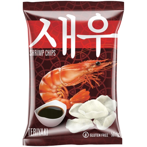 "SHRIPS" Чипсы из тапиоки с креветками со вкусом соуса "Тери