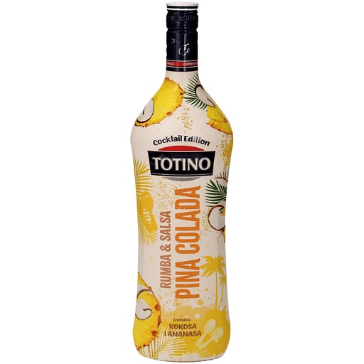 Aromatiserade alcoholische drank met ananas-kokossmaak
