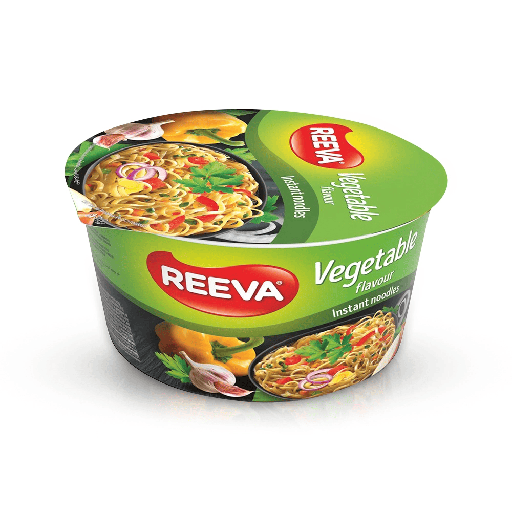 "REEVA" Лапша быстрого приготовления со вкусом овощей.