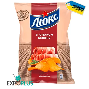 Mondelez Lyuks baconchips 125g